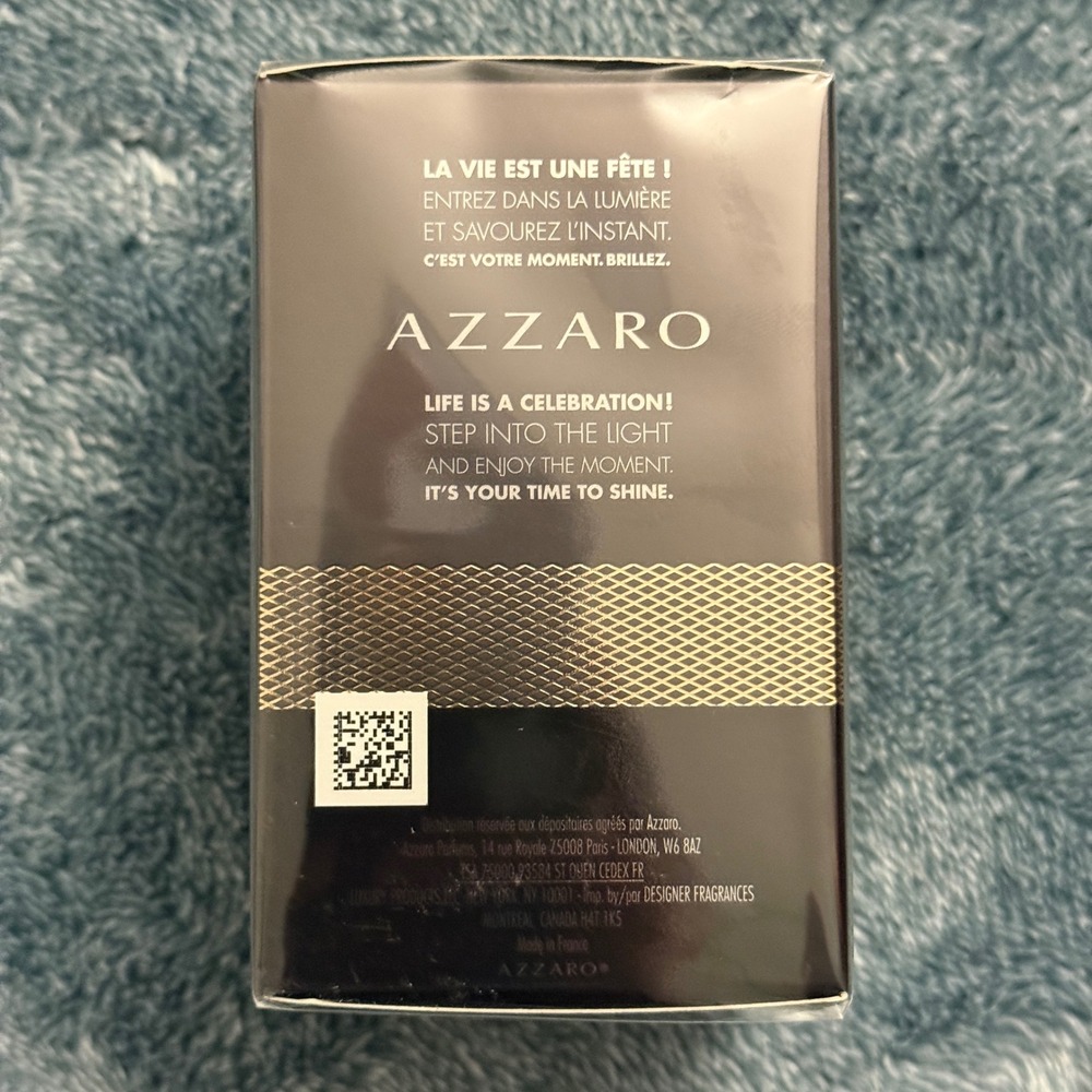Azzaro The Most Wanted Eau de Toilette Intense 50ml(1.69oz) New Sealed Authentic - Picture 3 of 4